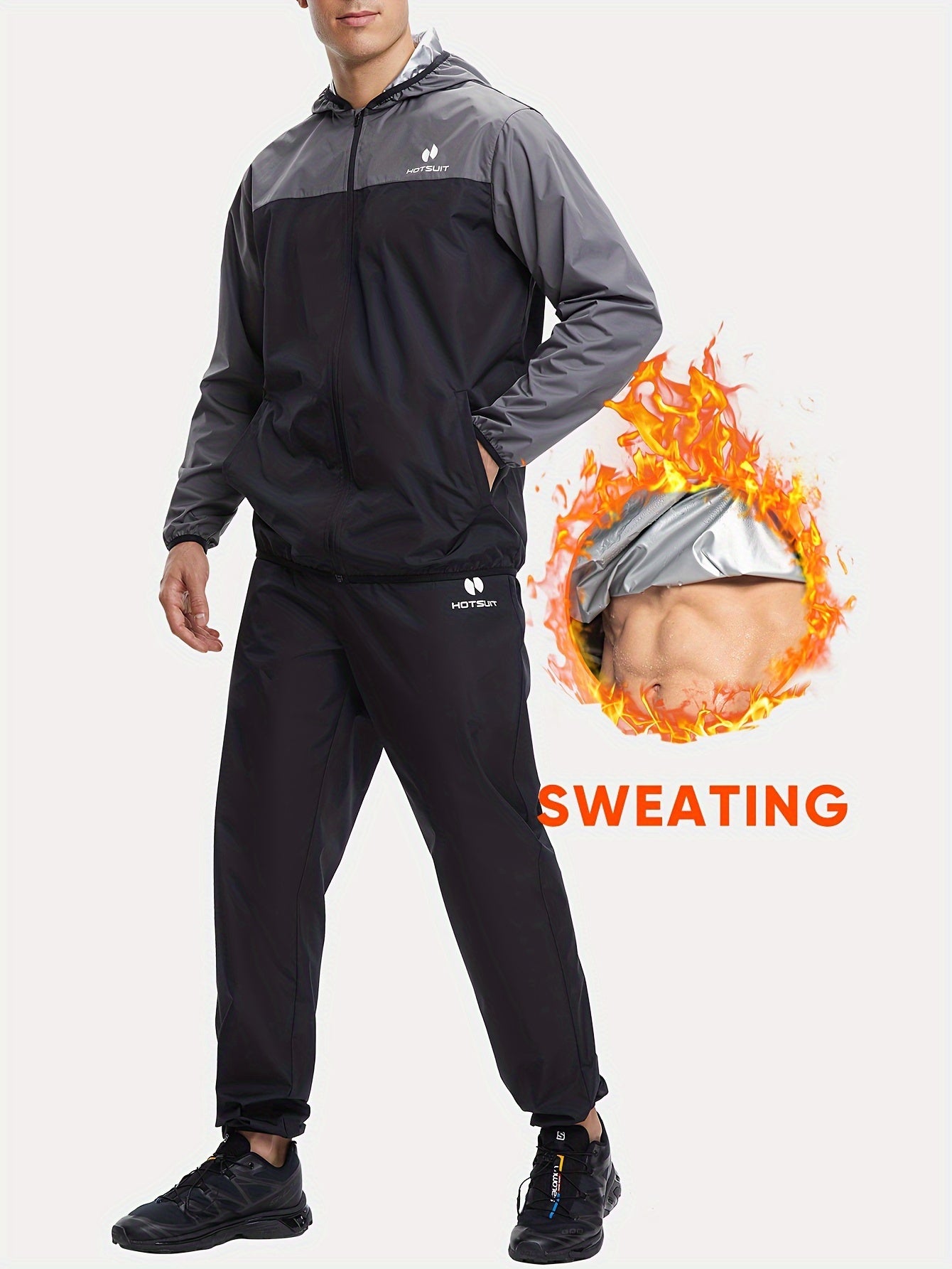 HOTSUIT Men's Sauna Suit: Sweat Workout Set – Shoetopia