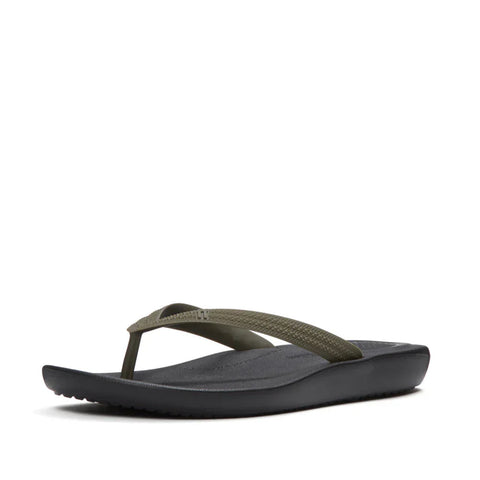 FitFlop - iQushion Mens Textured-Strap Flip-Flops