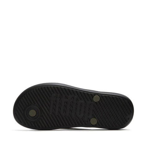 FitFlop - iQushion Mens Textured-Strap Flip-Flops