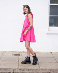 Dr Martens - Sinclair Milled Nappa Leather Platform Boots