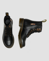 Dr Martens - 1460 Pascal Rose Gold Hardware Leather Lace Up Boots