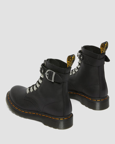 Dr Martens - 1460 Pascal Chain Leather Lace Up Boots