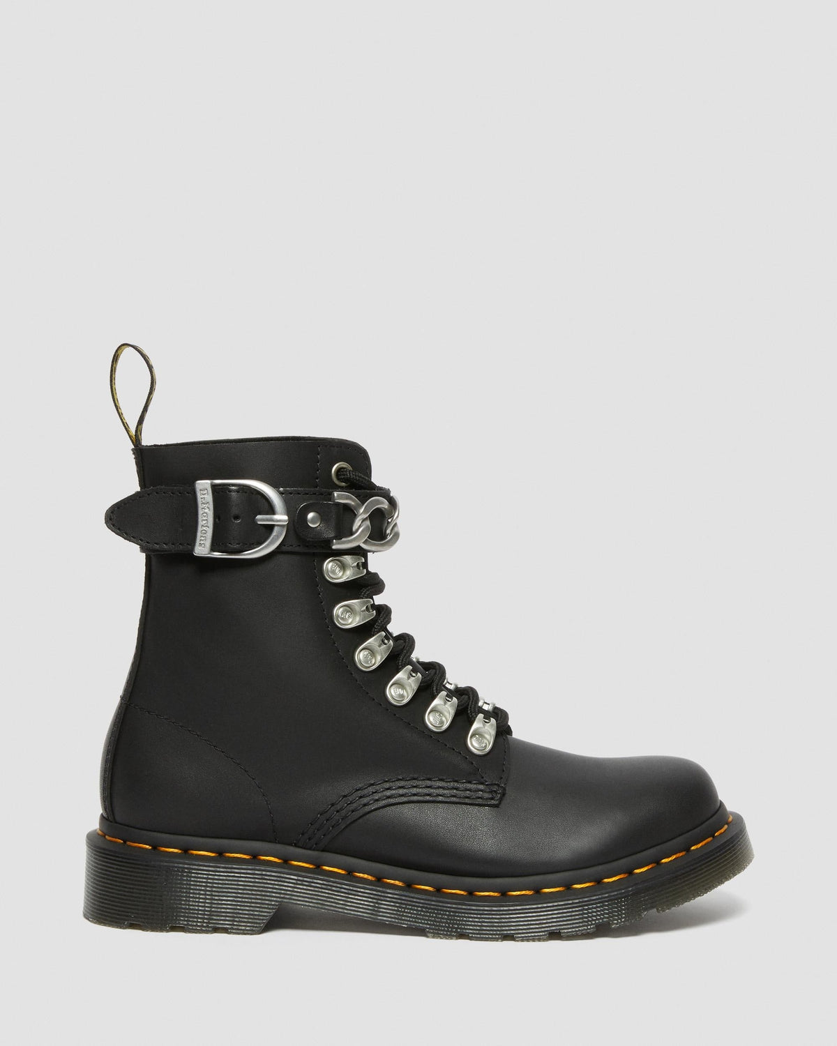 Dr Martens - 1460 Pascal Chain Leather Lace Up Boots