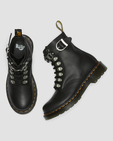 Dr Martens - 1460 Pascal Chain Leather Lace Up Boots