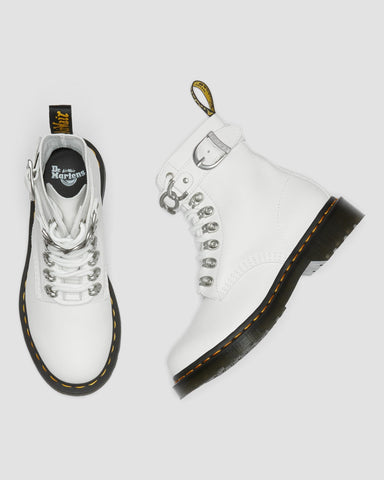 Dr Martens - 1460 Pascal Chain Leather Lace Up Boots