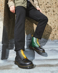 Dr Martens - 1460 Contrast Smooth Leather Lace Up Boots