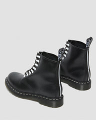 Dr Martens - 1460 Contrast Hardware Leather Lace Up Boots