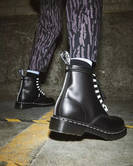 Dr Martens - 1460 Contrast Hardware Leather Lace Up Boots