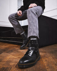 Dr Martens - Cristofor Leather Harness Lace Up Boots