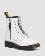 Dr Martens - 1460 Double Zip Leather Lace Up Boots