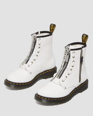 Dr Martens - 1460 Double Zip Leather Lace Up Boots