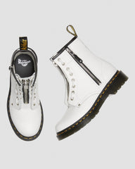 Dr Martens - 1460 Double Zip Leather Lace Up Boots