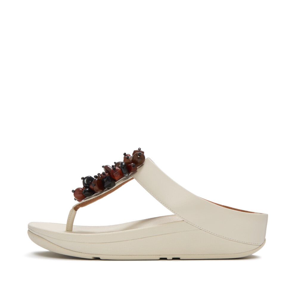 FitFlop - Fino Bead Cluster Toe-Post Sandals