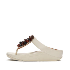 FitFlop - Fino Bead Cluster Toe-Post Sandals
