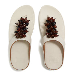 FitFlop - Fino Bead Cluster Toe-Post Sandals