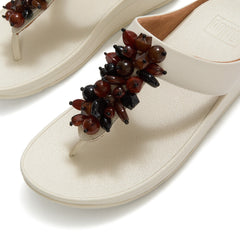 FitFlop - Fino Bead Cluster Toe-Post Sandals