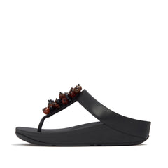 FitFlop - Fino Bead Cluster Toe-Post Sandals