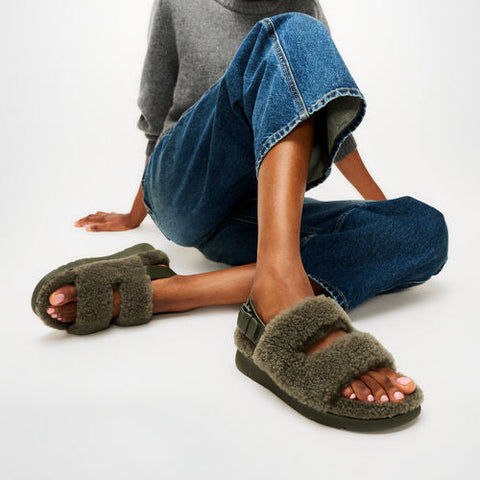 FitFlop - Gen-FF Bar Shearling Sandals