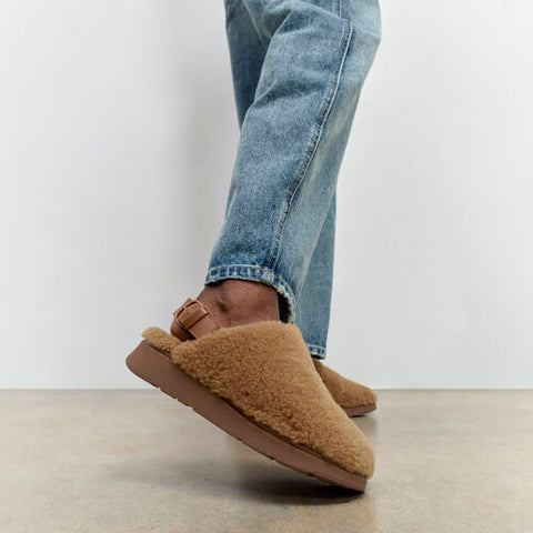 FitFlop - Gen-FF Back-Strap Shearling Mules