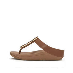 FitFlop - Lulu Glossy Button Toe-Post Sandals