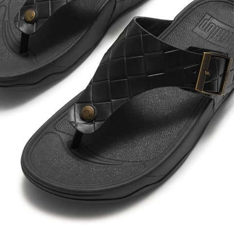 FitFlop - Trakk II Mens Weave Toe-Post Sandals