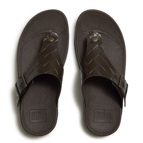 FitFlop - Trakk II Mens Weave Toe-Post Sandals