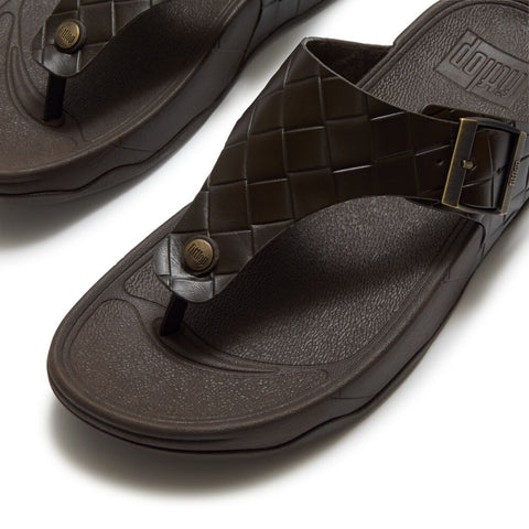 FitFlop - Trakk II Mens Weave Toe-Post Sandals