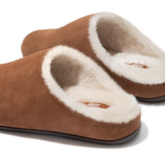 FitFlop - Chrissie Shearling Suede Slippers
