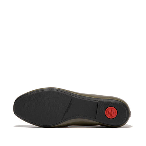 FitFlop - Womens Delicato Bow Soft Leather Ballerinas