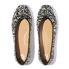 FitFlop - Delicato Bow Woven Ballet Flats