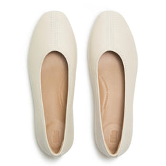 FitFlop - Delicato High-Cut Metallic Soft-Leather Ballet Flats