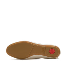 FitFlop - Delicato High-Cut Metallic Soft-Leather Ballet Flats