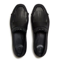 FitFlop - Delicato Leather Fringe Loafers