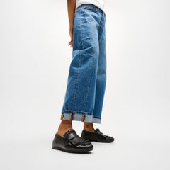 FitFlop - Delicato Leather Fringe Loafers