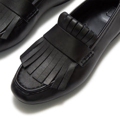 FitFlop - Delicato Leather Fringe Loafers