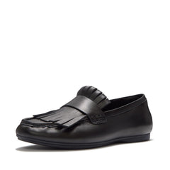 FitFlop - Delicato Leather Fringe Loafers