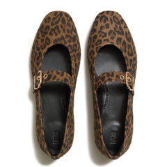 FitFlop - Delicato Suede Leopard Mary Janes