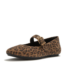 FitFlop - Delicato Suede Leopard Mary Janes