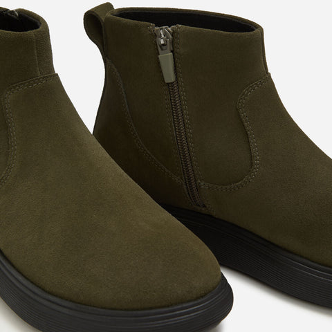 FitFlop - iQ-Comff Suede Bootie Boots