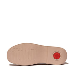 FitFlop - F-Luma Box-Leather Demi-Wedge Penny Loafers