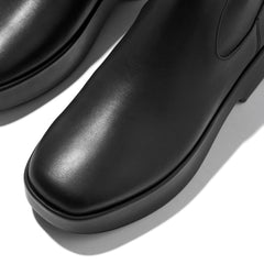 FitFlop - F-Luma Stretch-Leather Demi-Wedge Mid-Calf Boots