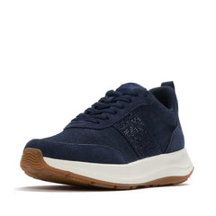 FitFlop FitFlop F-MODE Flow Crystal Denim/Suede Sneakers SNEAKER