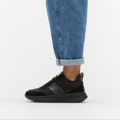 FitFlop - F-Mode Flow Fabric/Suede/Leather Flatform Trainers