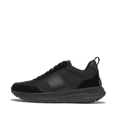 FitFlop - F-Mode Flow Fabric/Suede/Leather Flatform Trainers