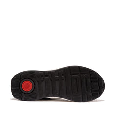 FitFlop - F-Mode Flow Fabric/Suede/Leather Flatform Trainers