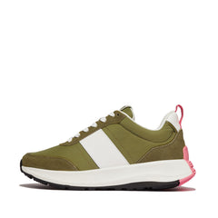 FitFlop - F-Mode Flow Fabric/Suede/Leather Flatform Trainers