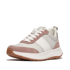 FitFlop - F-Mode Flow Fabric/Suede/Leather Flatform Trainers