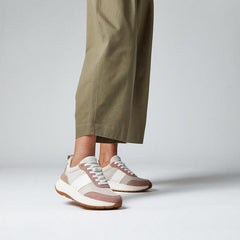 FitFlop - F-Mode Flow Fabric/Suede/Leather Flatform Trainers