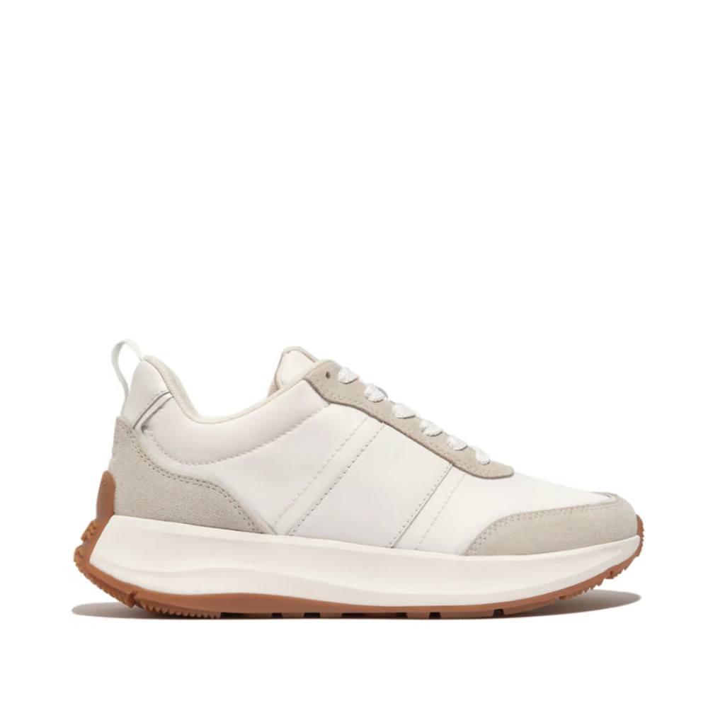 FitFlop - F-Mode Flow Fabric/Suede/Leather Flatform Trainers