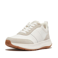 FitFlop - F-Mode Flow Fabric/Suede/Leather Flatform Trainers